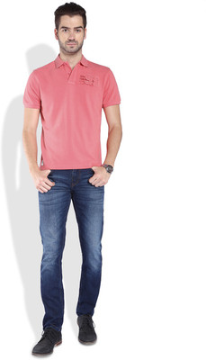 

Parx Solid Men's Polo Neck Red T-Shirt
