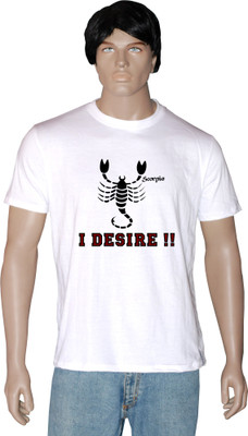 

Tshirt.in Graphic Print Men's Round Neck White T-Shirt, Pearl white