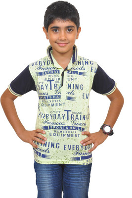 

Pari & Prince Boys Printed T Shirt(Light Green, Pack of 1, Pista green