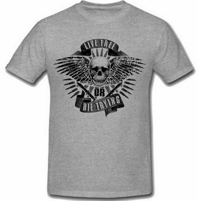 

SayItLoud Printed Men's Round Neck Grey T-Shirt