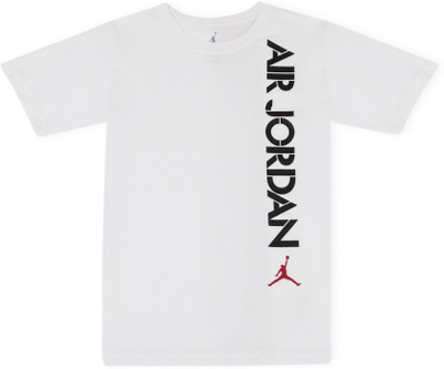 

Jordan Kids Boys Graphic Print T Shirt(White, White-001