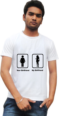 

Tied Ribbons Printed Men's Round Neck White T-Shirt