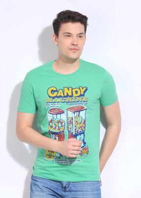 

John Players Men's Green T-Shirt, 1a4
