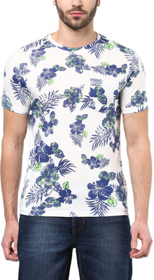 

Urban Eagle by Pantaloons Printed Men' Round Neck White T-Shirt