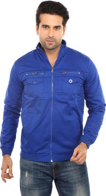 

Got It Solid Men's Flap Collar Neck Blue T-Shirt, Royal blue