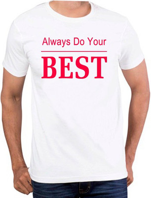 

PhotogiftsIndia Printed Men's Round Neck White T-Shirt