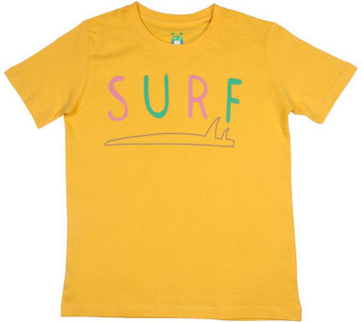 

Poppers by Pantaloons Boys Graphic Print T Shirt(Yellow, Pack of 1