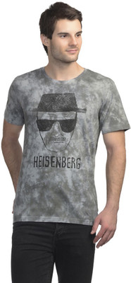 

Breaking Bad Printed Men's Round Neck Grey T-Shirt, Breaking bad dark grey