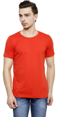 

Casual Tees Solid Men's Round Neck Red T-Shirt