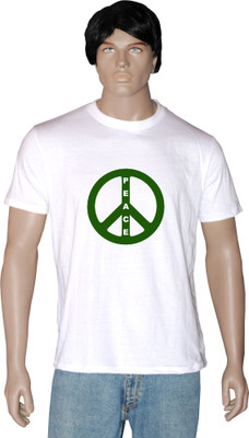 

Tshirt.in Graphic Print Men's Round Neck White T-Shirt, Pearl white
