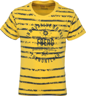 

Fritzberg Boys Printed T Shirt(Yellow
