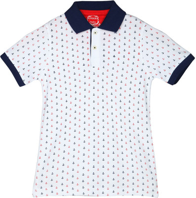 

Chalk by Pantaloons Boys Printed T Shirt(White, Pack of 1