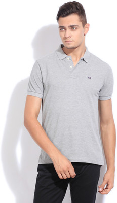 

Arrow Sports Solid Men's Polo Neck Grey T-Shirt