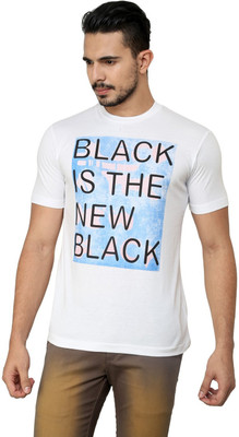 

Cotton County Premium Printed Men's Round Neck White T-Shirt