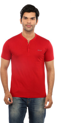 

Got It Solid Men's Henley Red T-Shirt