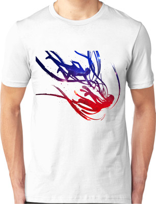 

Foscous Printed Men's Round Neck White T-Shirt