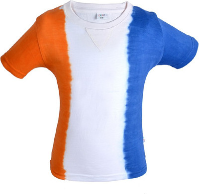 

Gkidz Boys Printed Cotton T Shirt(Orange, Pack of 1