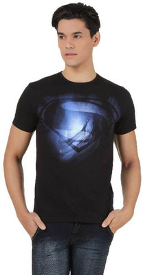 

Superman Printed Men's Round Neck Black T-Shirt