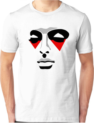 

Foscous Printed Men' Round Neck White T-Shirt