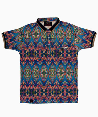 

Pokizo Boys Printed T Shirt(Multicolor, Pack of 1