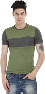 

Zobello Solid Men's Round Neck Multicolor T-Shirt