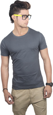 

Spur Solid Men's Round Neck Grey T-Shirt