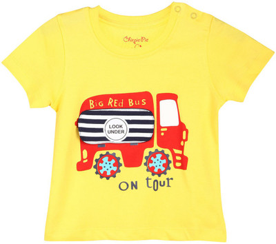 

Chirpie Pie by Pantaloons Boys Graphic Print T Shirt(Yellow, Pack of 1