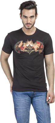 

Batman Printed Men' Round Neck Black T-Shirt