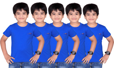 70% OFF on FabTag - dongli Boys Solid T Shirt(Dark Blue, Pack of 5) 70% OFF on FabTag - dongli Boys Solid T Shirt(Dark Blue, Pack of 5)