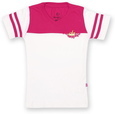 

Dreamszone Girls Solid T Shirt(Pink)