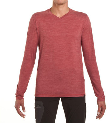 

Decathlon - Quechua Solid Men's V-neck Pink T-Shirt
