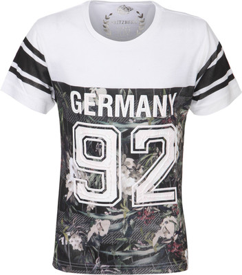 

Fritzberg Boys Printed T Shirt(Black