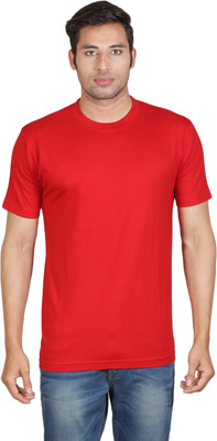 

Winfield Solid Men' Round Neck Red T-Shirt