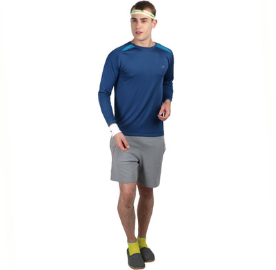 

Proline Solid Men's Round Neck Dark Blue T-Shirt, Db/tq