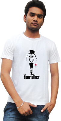 

Tied Ribbons Printed Men's Round Neck White T-Shirt