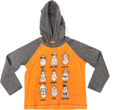 

Chalk by Pantaloons Boys Printed T Shirt(Orange, Pack of 1