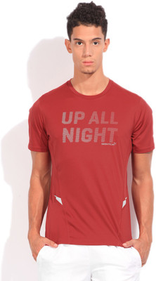 

Puma Printed Men' Round Neck Red T-Shirt, Scooter
