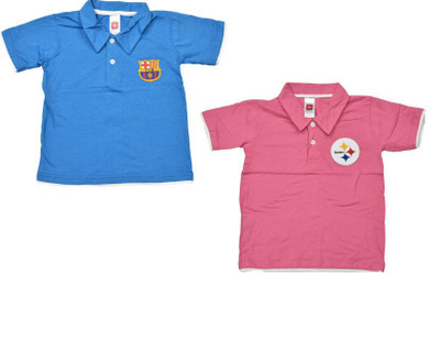 

Indirang Boys Solid T Shirt(Pink, Pack of 2