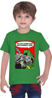 

Tantra Boys Graphic Print T Shirt(Green, Pack of 1)