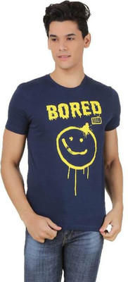 

Sherlock Holmes Printed Men's Round Neck Blue T-Shirt, Dress blue