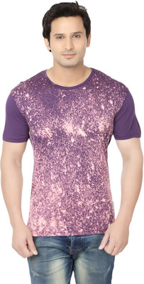 

Fugazee Lifestyle Self Design Men's Round Neck Purple, Pink T-Shirt, Pink;purple