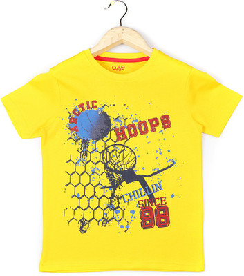 

Poppers by Pantaloons Boys Printed T Shirt(Yellow, Pack of 1