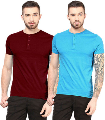 

Gallop Solid Men's Henley Multicolor T-Shirt