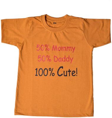 BRITISH TERMINAL Boys Animal Print Slim T Shirt(Yellow, Pack of 1)