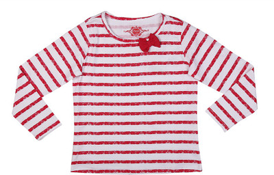 

Chalk by Pantaloons Girls Striped T Shirt(Pink, Fuchsia