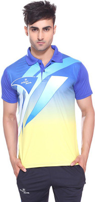 

Sport Sun Printed Men's Polo Neck Multicolor T-Shirt