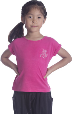 16% OFF on Sera Girls Solid T Shirt(Pink) 16% OFF on Sera Girls Solid T Shirt(Pink)