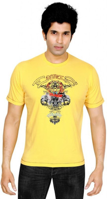 50% OFF on Earls777 Printed Men's Round Neck Yellow T-Shirt 50% OFF on Earls777 Printed Men's Round Neck Yellow T-Shirt