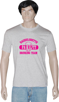 

Tshirt.in Graphic Print Men's Round Neck Grey T-Shirt, Grey melange