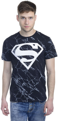 

Superman Printed Men's Round Neck Black T-Shirt